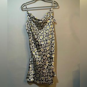 Hint Of Blush Daisy satin slip dress y2k 90s 2000s